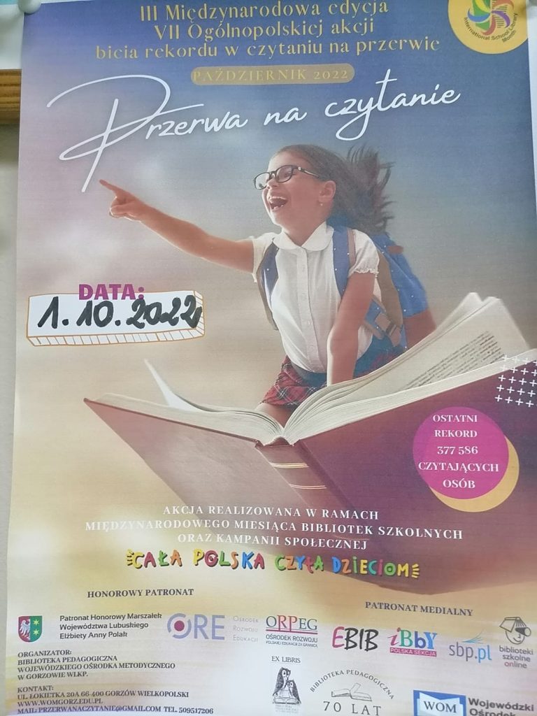 PRZERWA NA CZYTANIE-BICIE REKORDU W CZYTANIU NA PRZERWIE