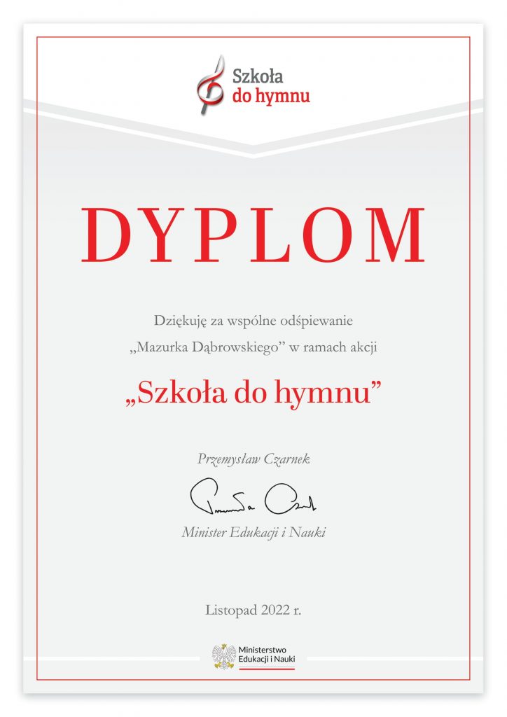 SZKOŁA DO HYMNU