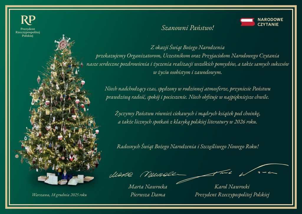 Świąteczne życzenia od Pary Prezydenckiej