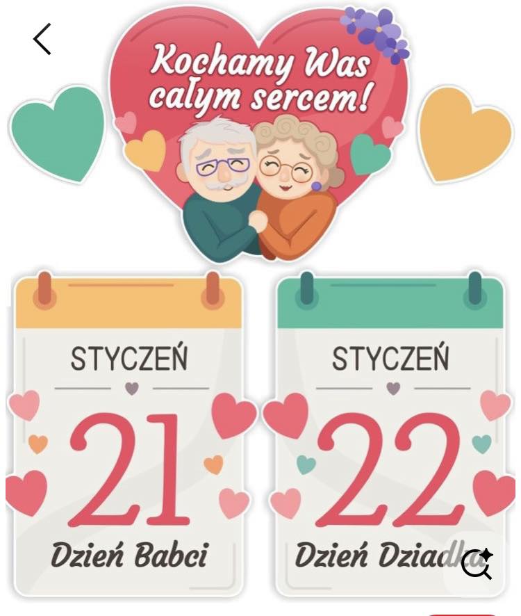 DZIEŃ BABCI ORAZ DZIEŃ DZIADKA
